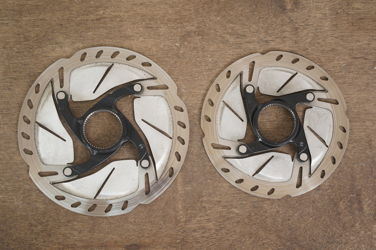 (2) 140mm/160mm Shimano Ultegra SM-RT800 Center Lock Disc Brake Rotors RT 800
