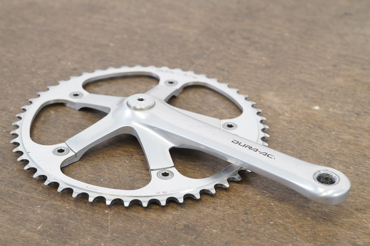 165mm 50T Shimano Dura-Ace FC-7600 1x Square tapered Track Crankset 589g
