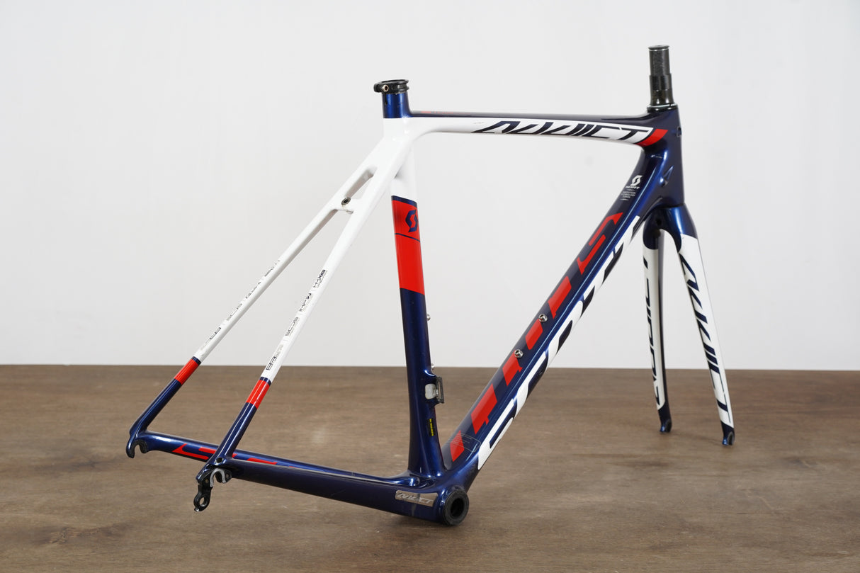54cm Scott Addict Team Issue Carbon Rim Brake Road Frameset
