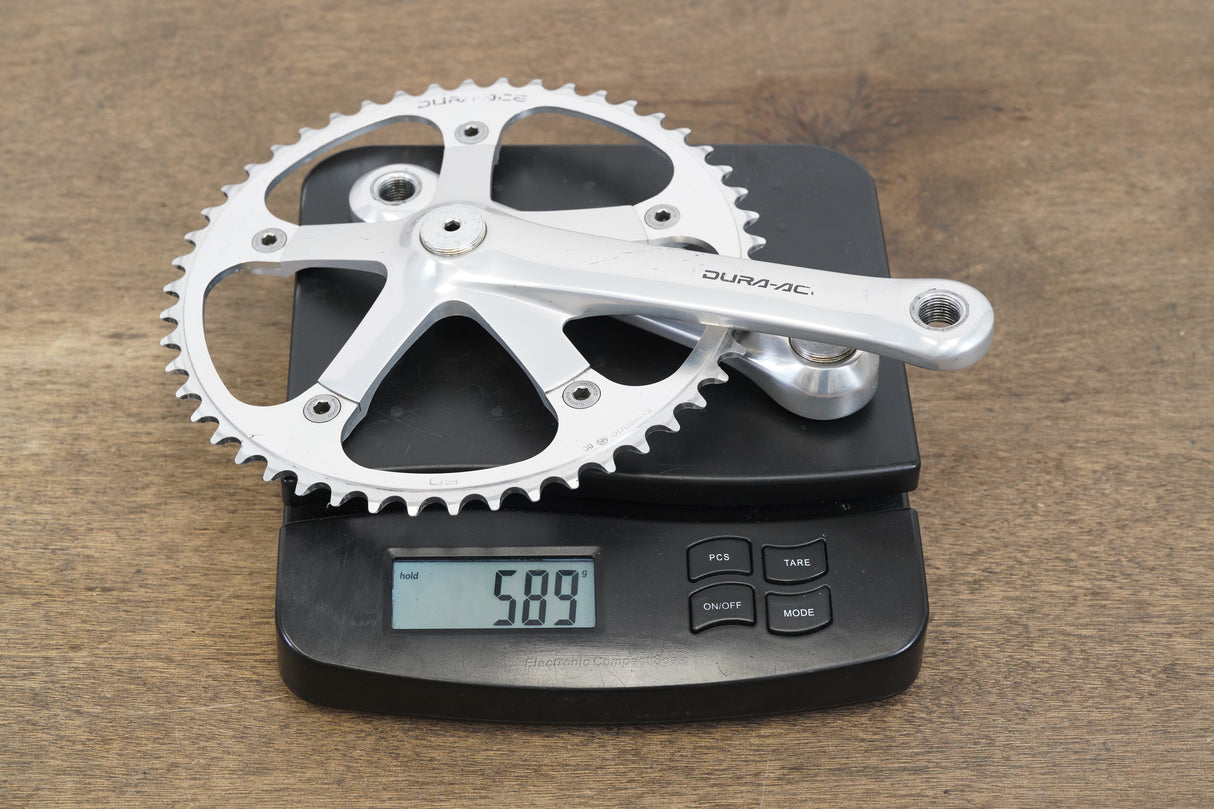 165mm 50T Shimano Dura-Ace FC-7600 1x Square tapered Track Crankset 589g