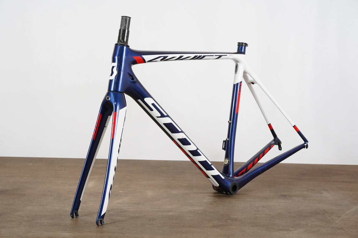 54cm Scott Addict Team Issue Carbon Rim Brake Road Frameset