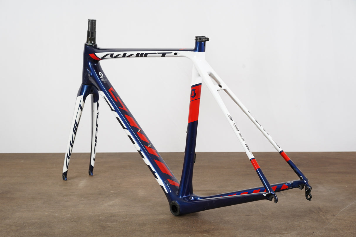 54cm Scott Addict Team Issue Carbon Rim Brake Road Frameset