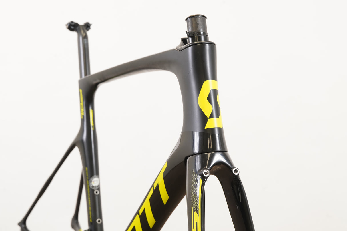 L (56cm) Scott Foil 10 Di2 Carbon Aero Rim Brake Road Frameset *Repaired*