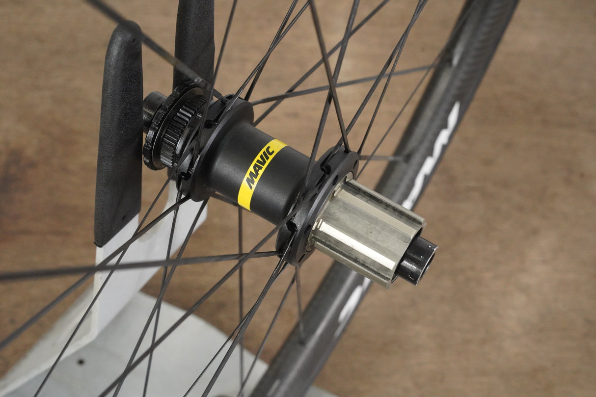 Mavic Cosmic SL 45 Carbon Tubeless Clincher Disc Brake Wheelset 11 Speed