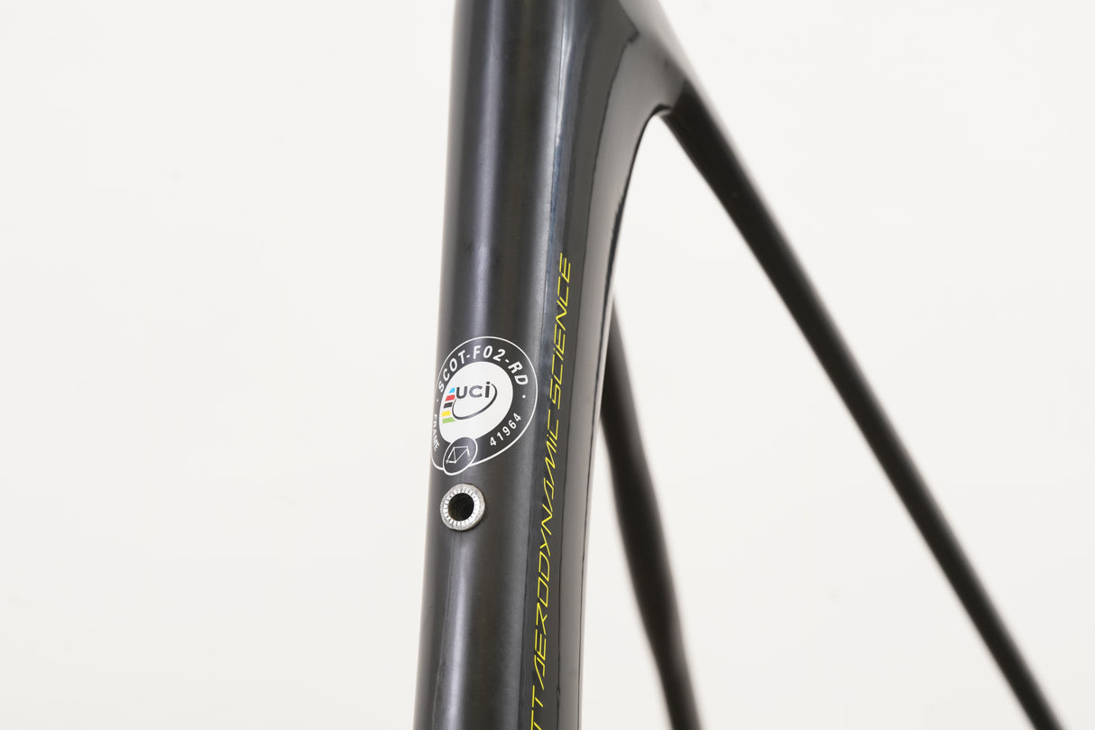 L (56cm) Scott Foil 10 Di2 Carbon Aero Rim Brake Road Frameset *Repaired*