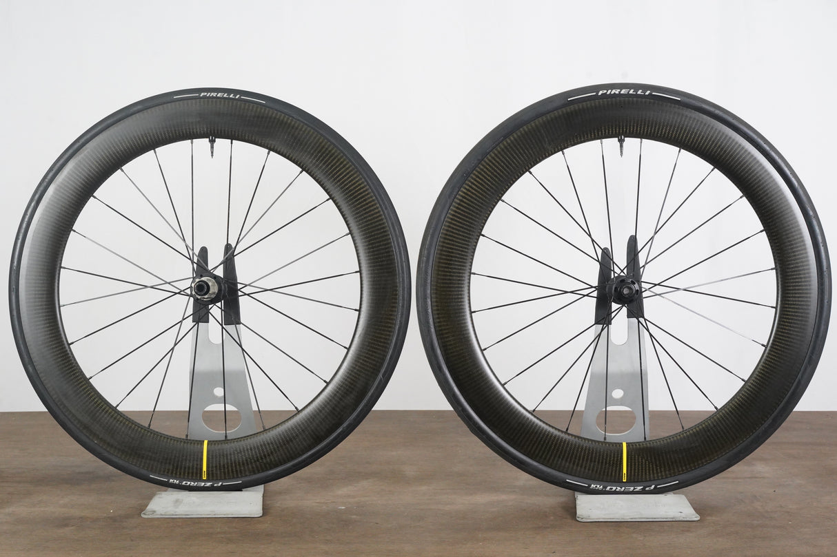 Mavic Cosmic SL 65 Carbon Tubeless Clincher Disc Brake Wheelset 11 Speed