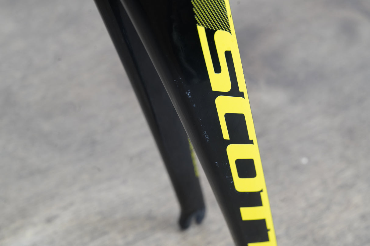 L (56cm) Scott Foil 10 Di2 Carbon Aero Rim Brake Road Frameset *Repaired*