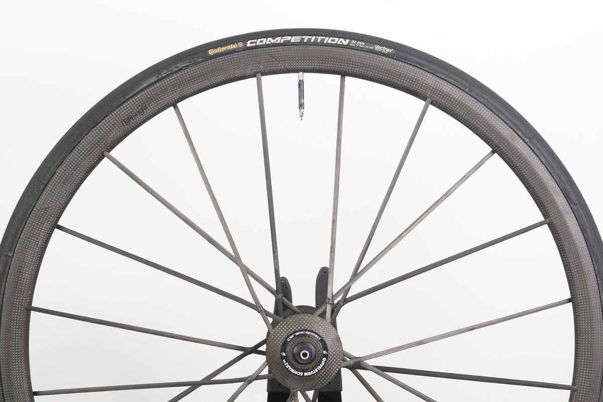 Lightweight Gipfeldturm Schwarz Carbon Tubular Rim Brake Wheelset 11 Speed