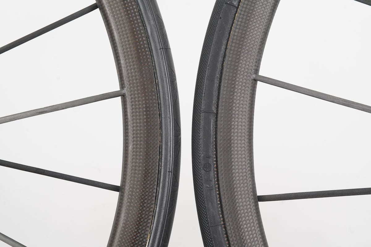 Lightweight Gipfeldturm Schwarz Carbon Tubular Rim Brake Wheelset 11 Speed
