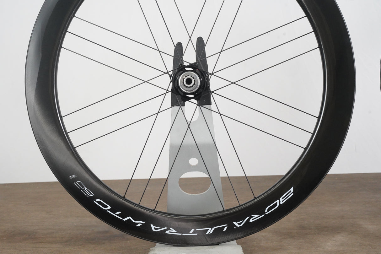 NEW Campagnolo Bora Ultra WTO 60 Carbon Tubeless Disc Brake Wheelset 11 Speed