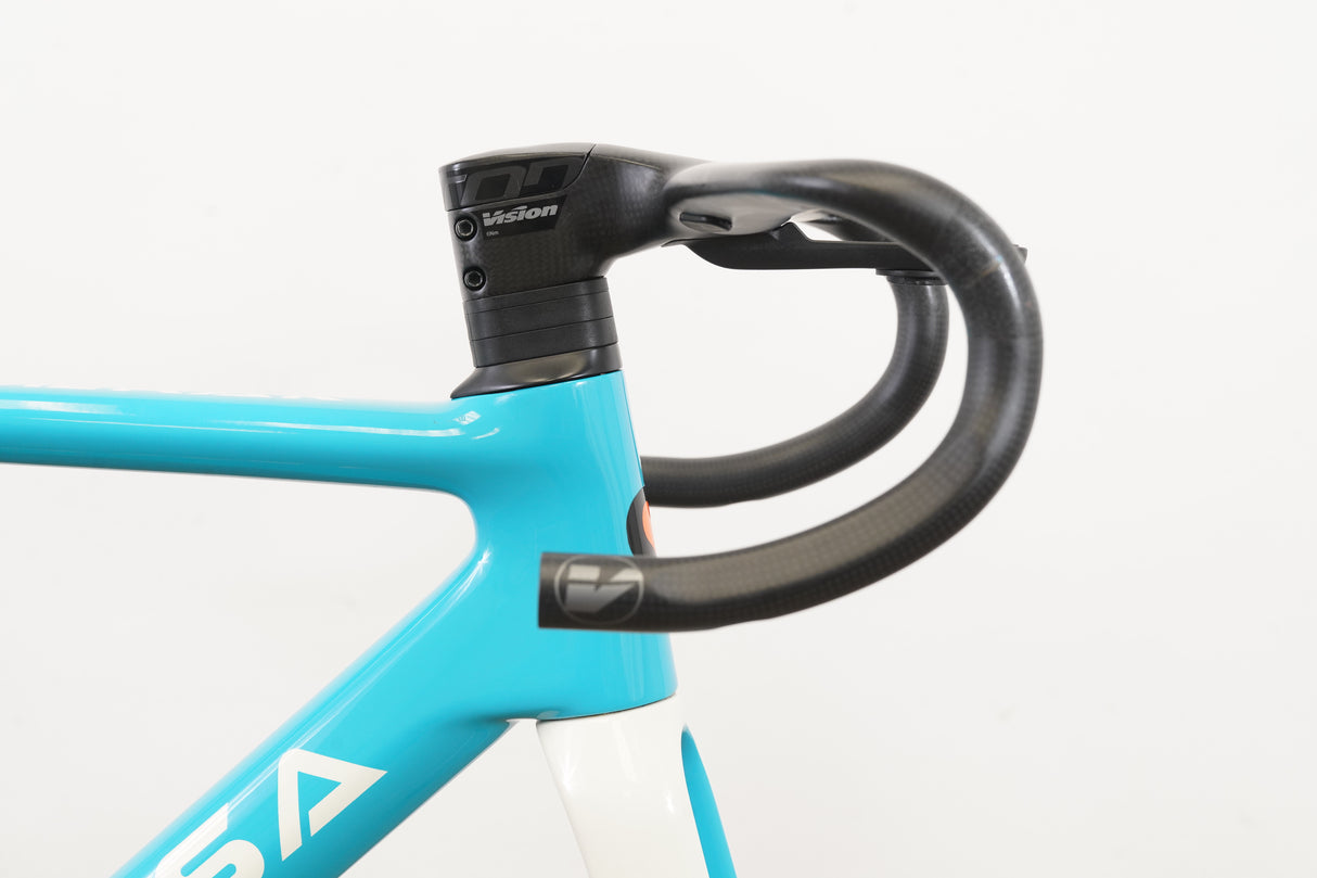 2022 50cm De Rosa Merak Carbon Disc Brake Road Frameset + Cockpit