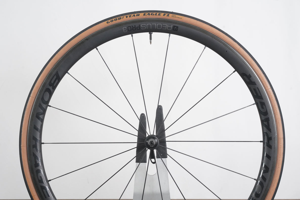 Bontrager Aeolus Pro 3 TLR Carbon Tubeless Clincher Rim Brake Wheelset 11 Speed