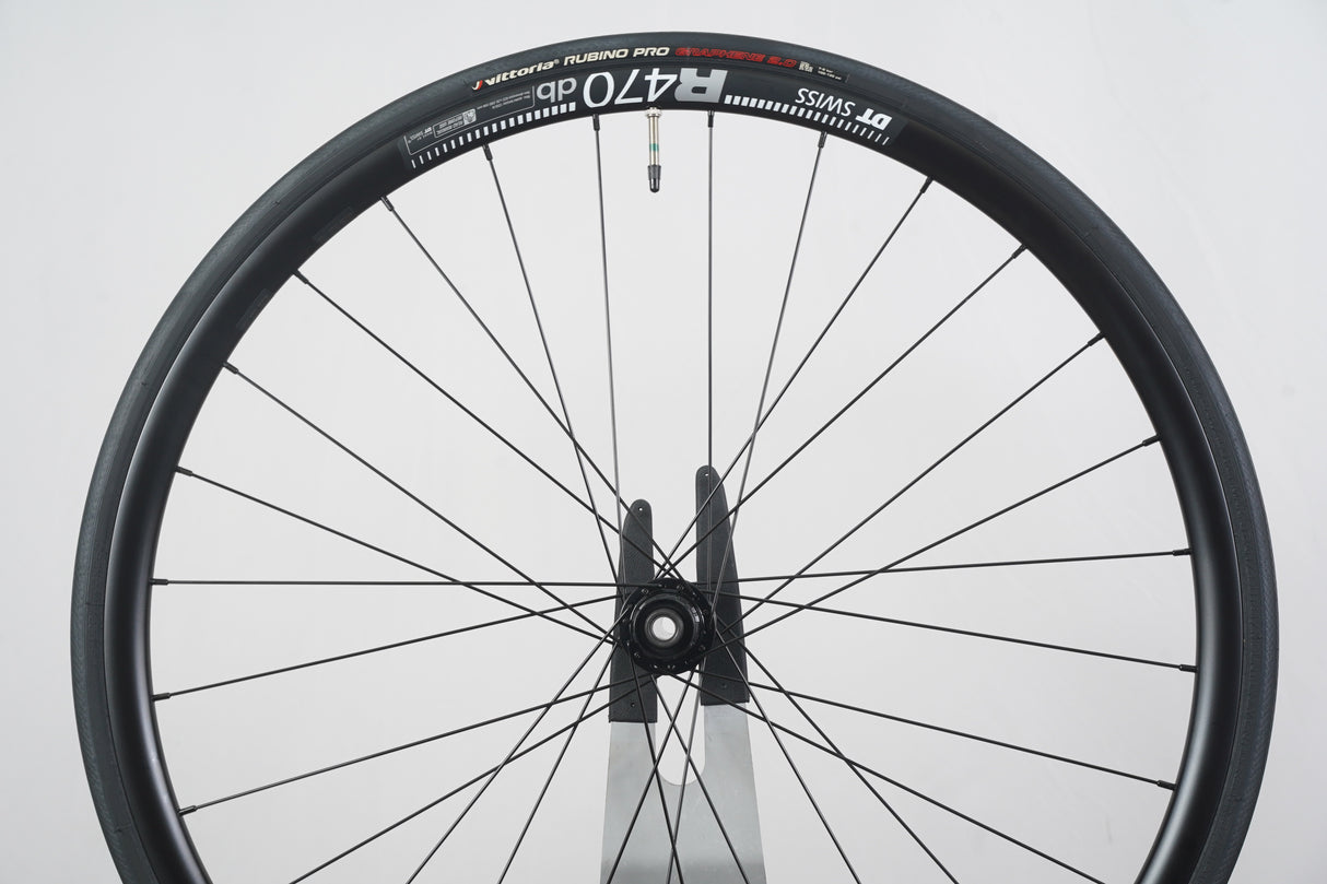 DT Swiss R470 Alloy Tubeless Clincher Disc Brake Wheelset Shimano/SRAM 11 Speed