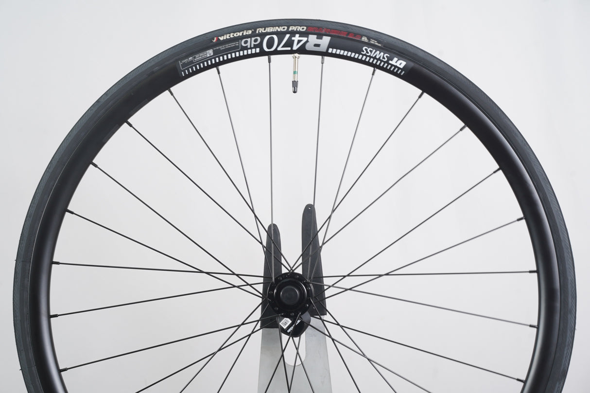 DT Swiss R470 Alloy Tubeless Clincher Disc Brake Wheelset Shimano/SRAM 11 Speed