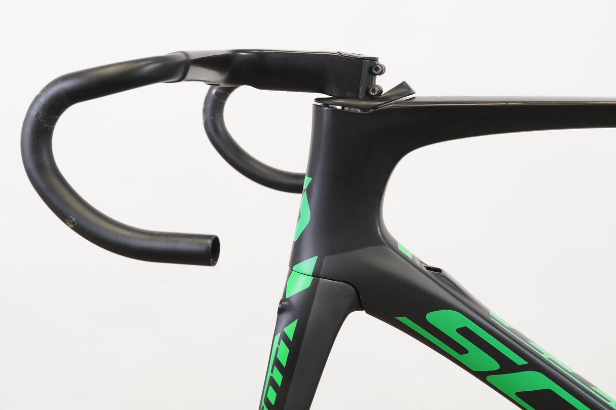 M (54cm) Scott Foil Team Di2 Carbon Aero Rim Brake Road Frameset + Cockpit