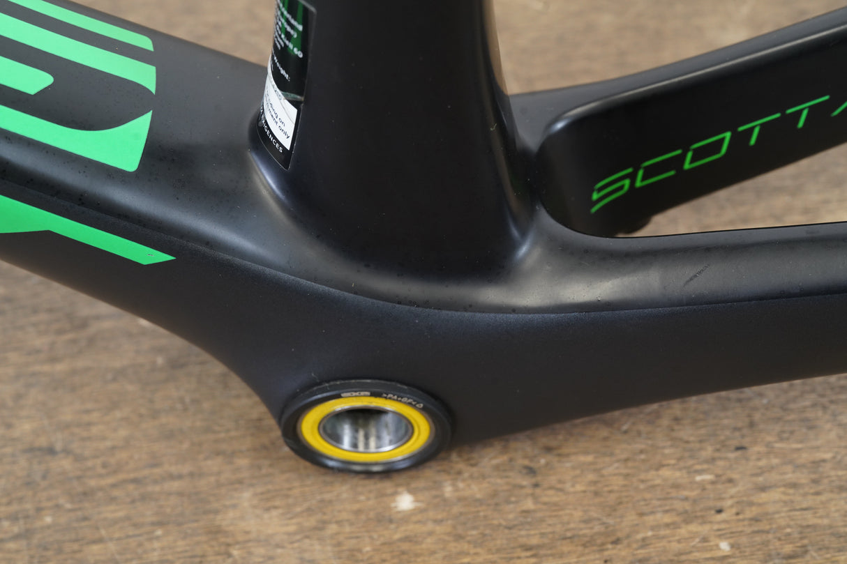 M (54cm) Scott Foil Team Di2 Carbon Aero Rim Brake Road Frameset + Cockpit