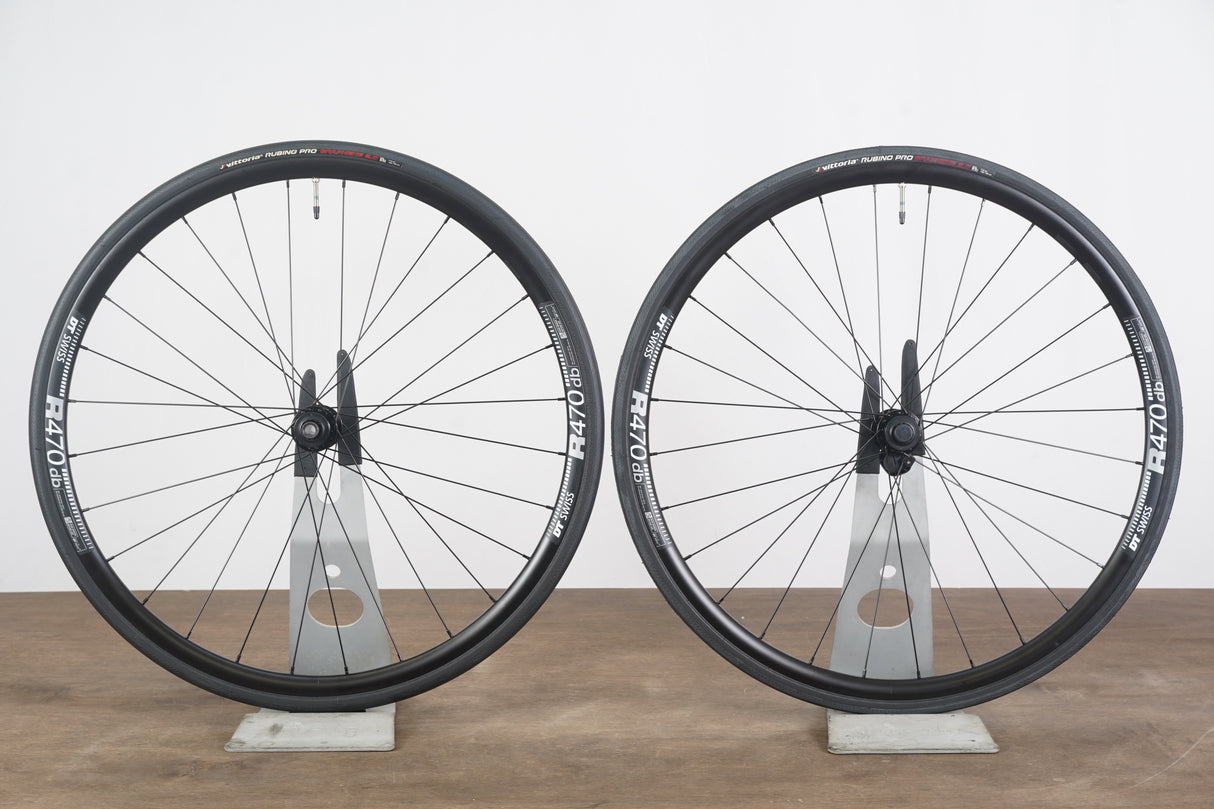 DT Swiss R470 Alloy Tubeless Clincher Disc Brake Wheelset Shimano/SRAM 11 Speed
