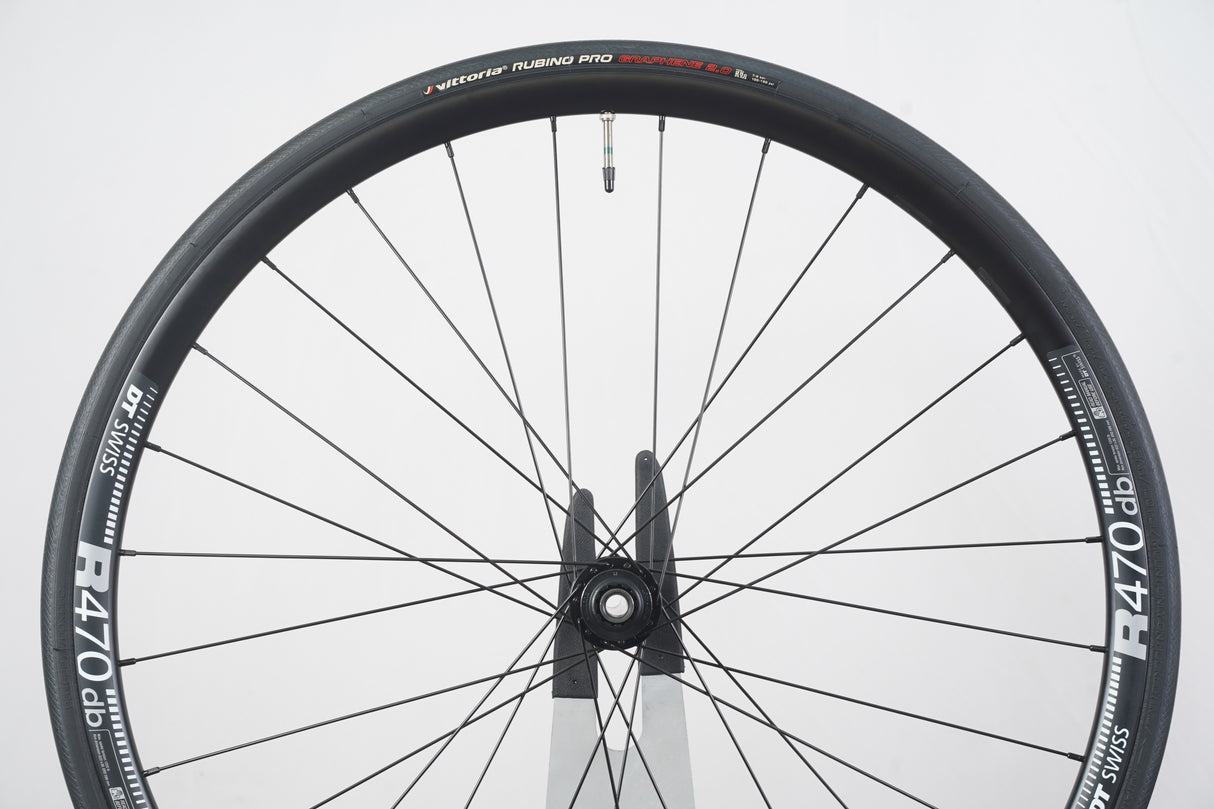 DT Swiss R470 Alloy Tubeless Clincher Disc Brake Wheelset Shimano/SRAM 11 Speed