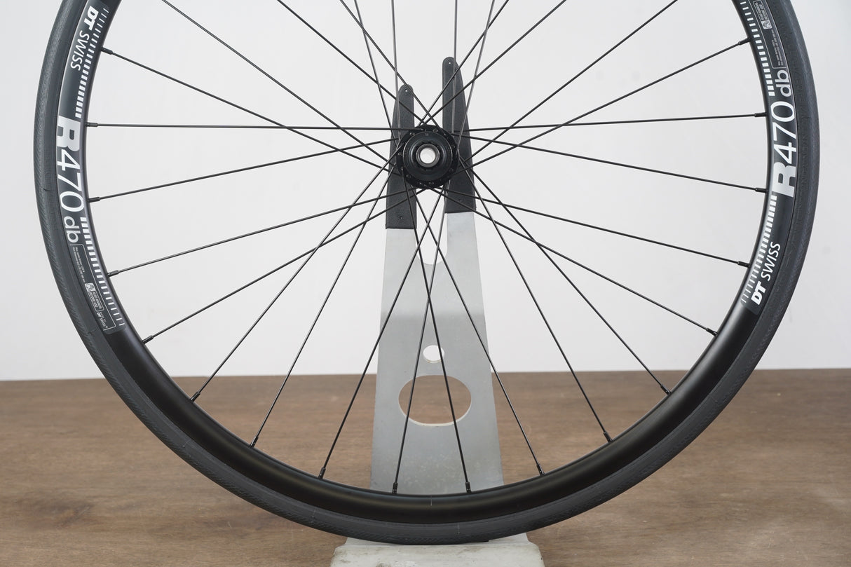 DT Swiss R470 Alloy Tubeless Clincher Disc Brake Wheelset Shimano/SRAM 11 Speed