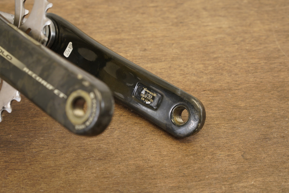 172.5mm 50/34T Campagnolo CT Record 10 Speed Carbon Road Crankset