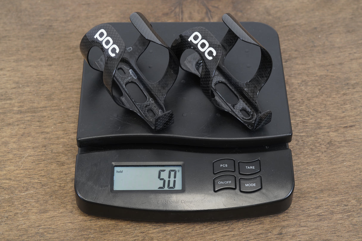 (2) POC Carbon Water Bottle Cages 50g