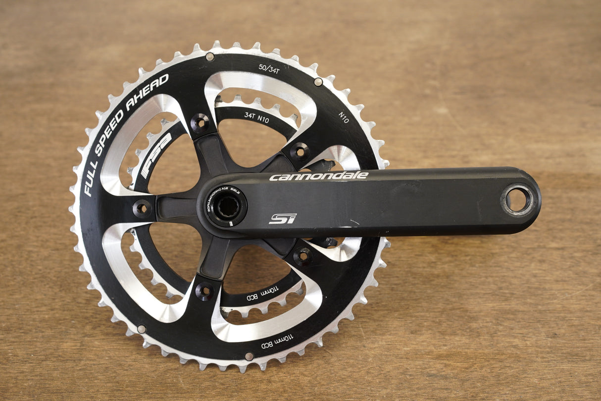 172.5mm 50/34T BB30 Cannondale Si Road Crankset