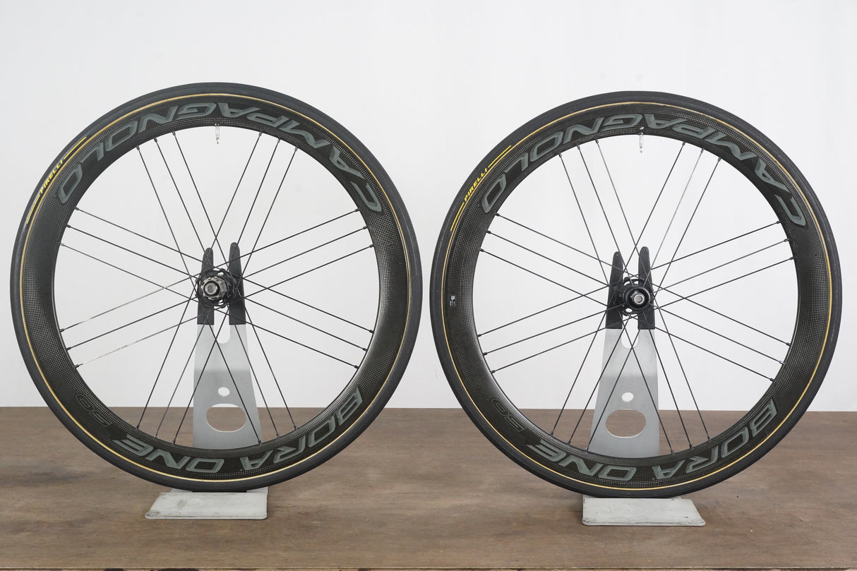 Campagnolo Bora One 50 Carbon Tubular Disc Brake Wheelset Campagnolo 11 Speed