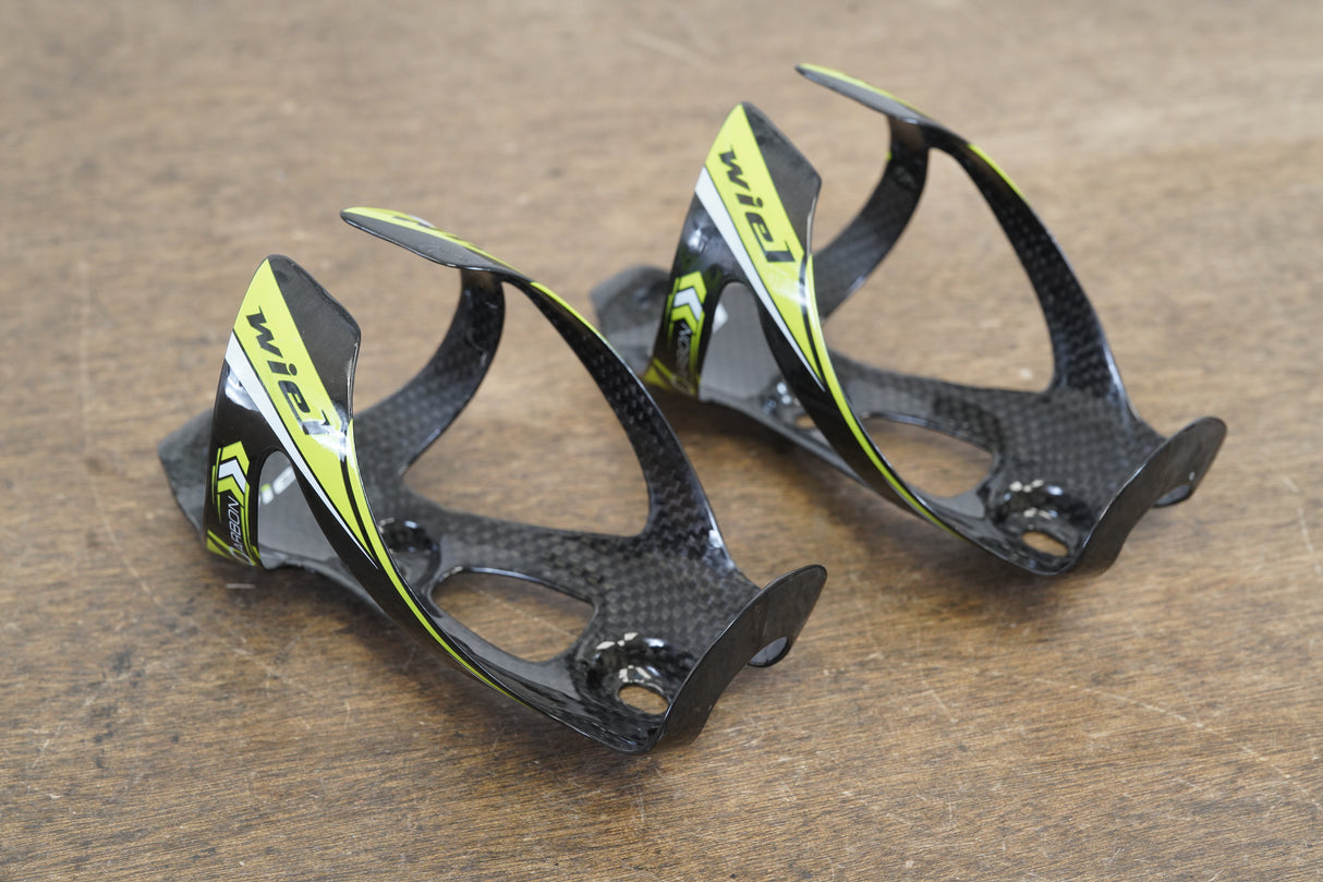 (2) Wiel Carbon Water Bottle Cages 44g