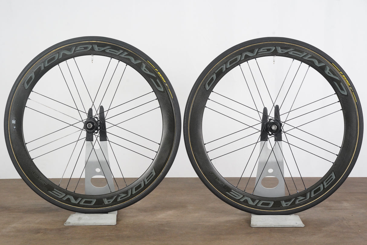 Campagnolo Bora One 50 Carbon Tubular Disc Brake Wheelset Campagnolo 11 Speed