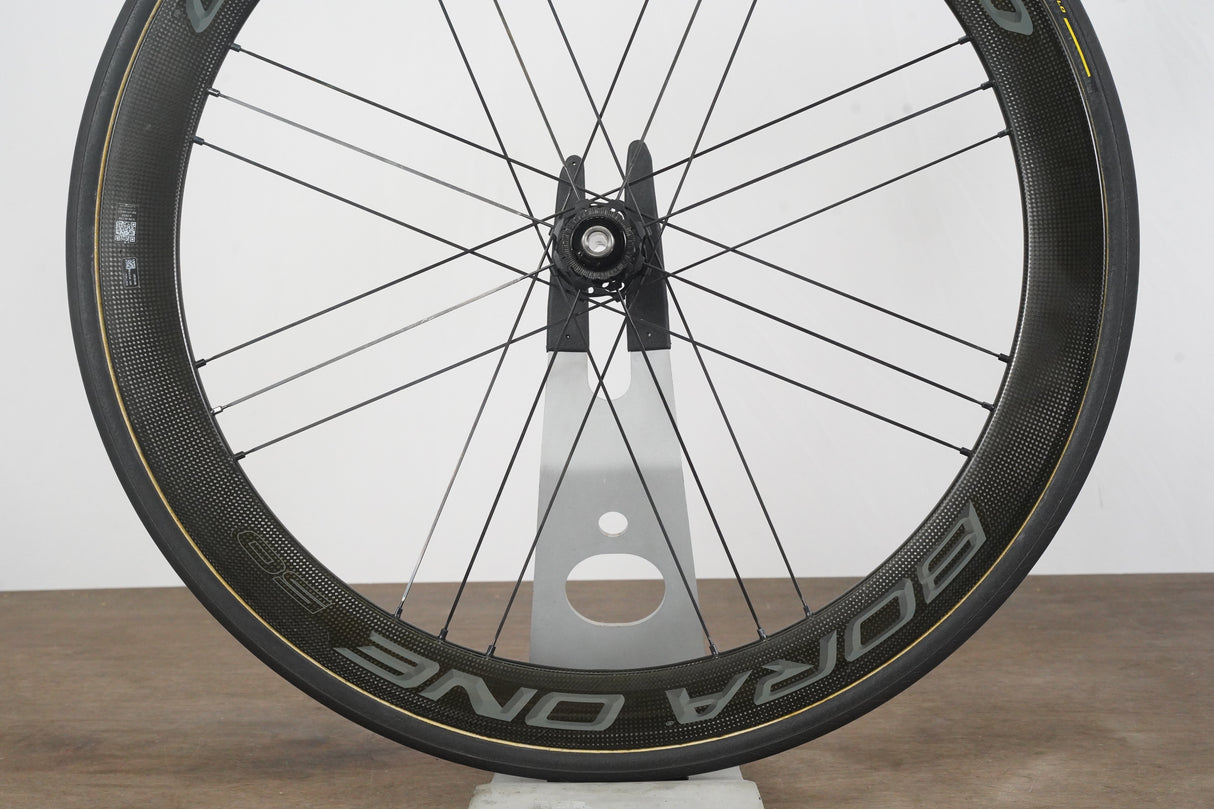 Campagnolo Bora One 50 Carbon Tubular Disc Brake Wheelset Campagnolo 11 Speed