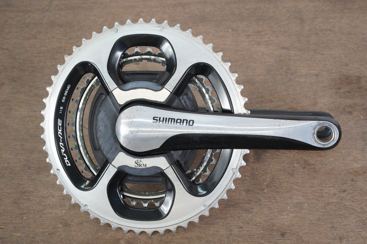 175mm 53/39T Shimano Dura-Ace SRM FC-SR70 11 Speed Power Meter Crankset 9000