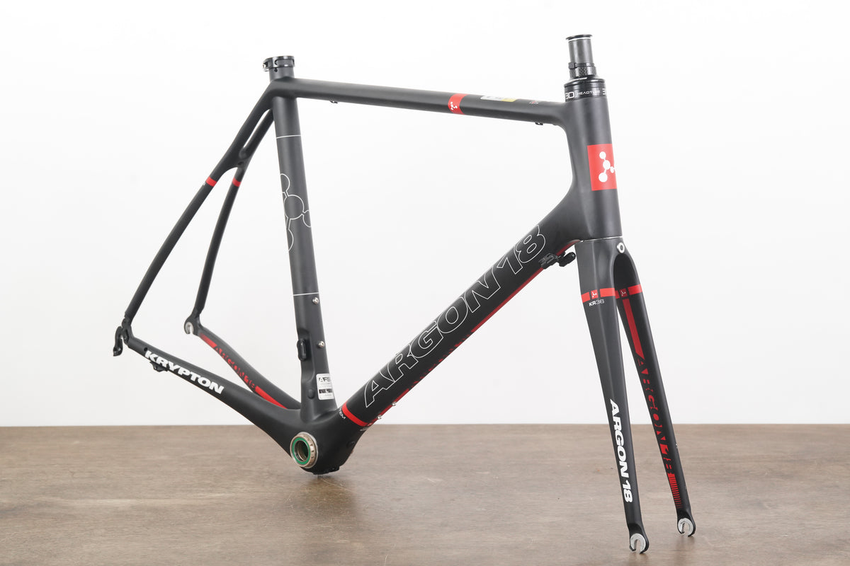 L (Large) Argon Krypton Carbon Rim Brake Road Frameset