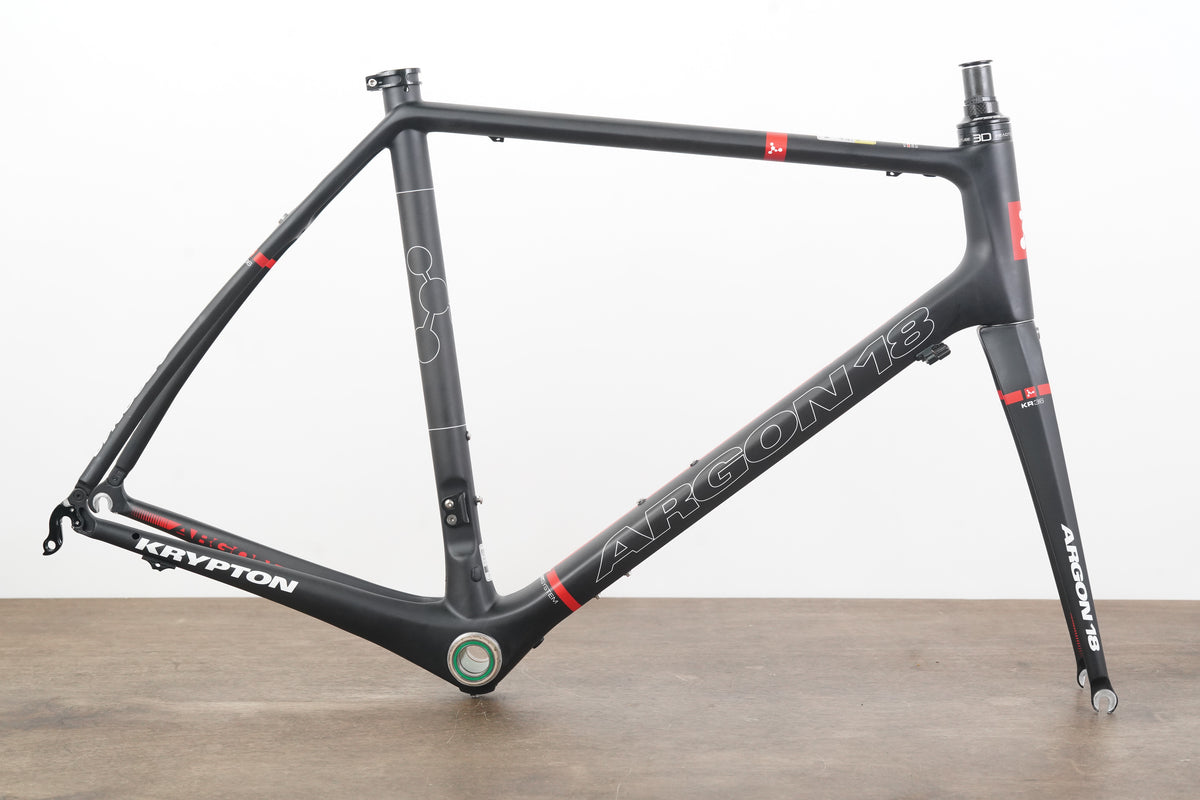 L (Large) Argon Krypton Carbon Rim Brake Road Frameset