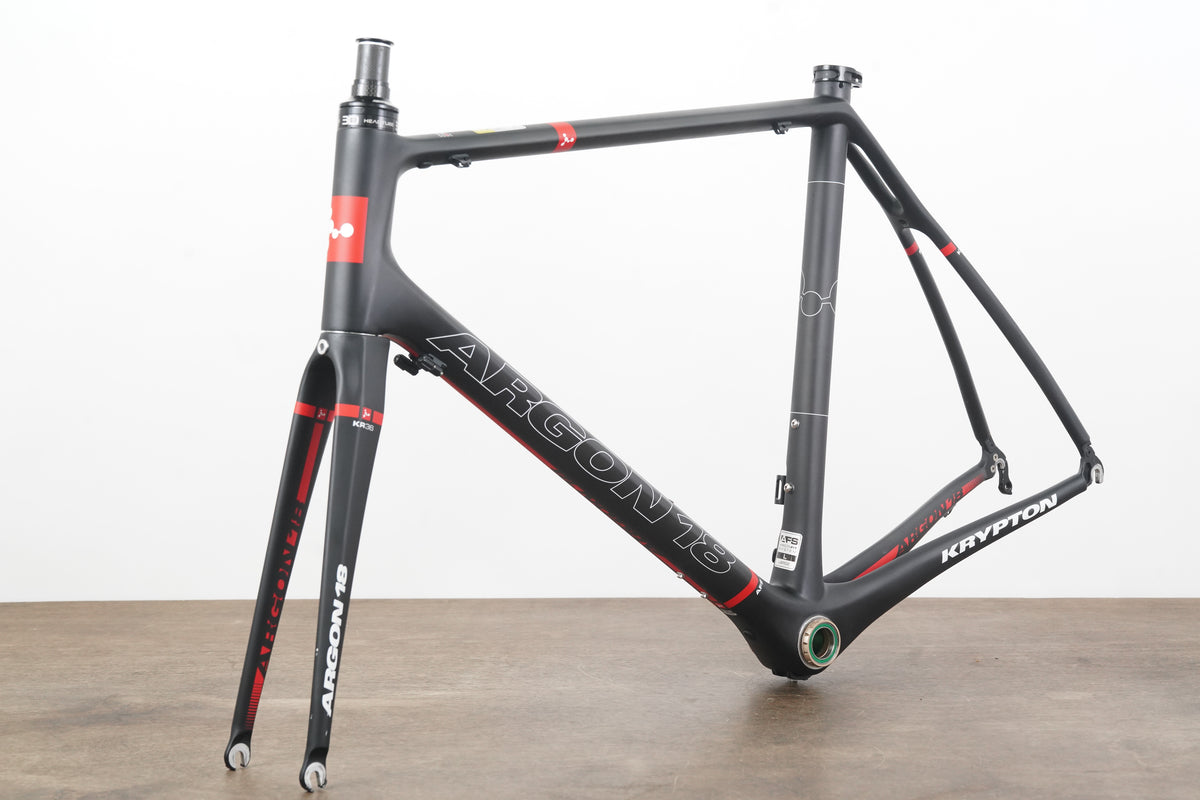 L (Large) Argon Krypton Carbon Rim Brake Road Frameset
