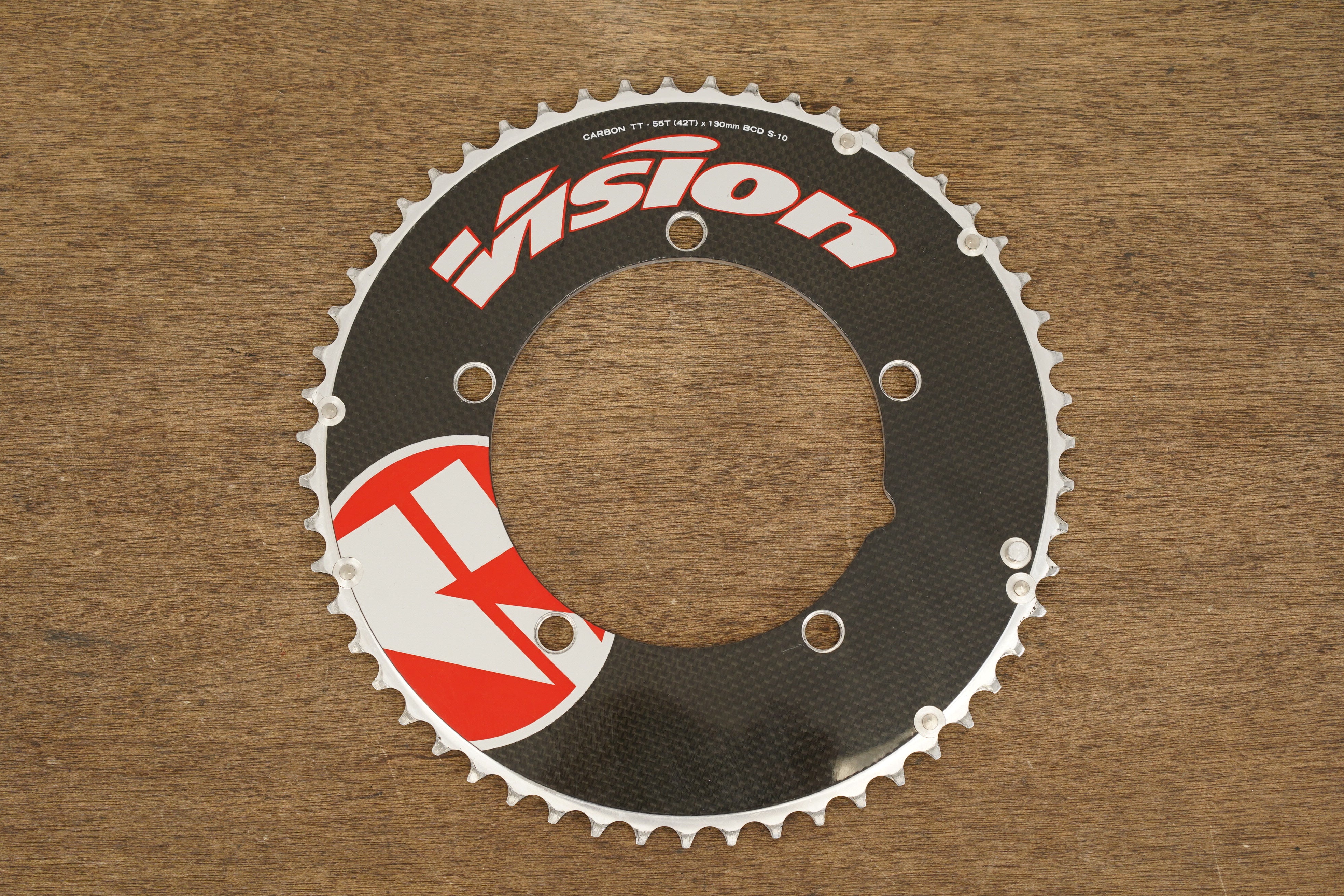 55T Vision Carbon TT 5x130BCD Road TT Time Trial Chainring