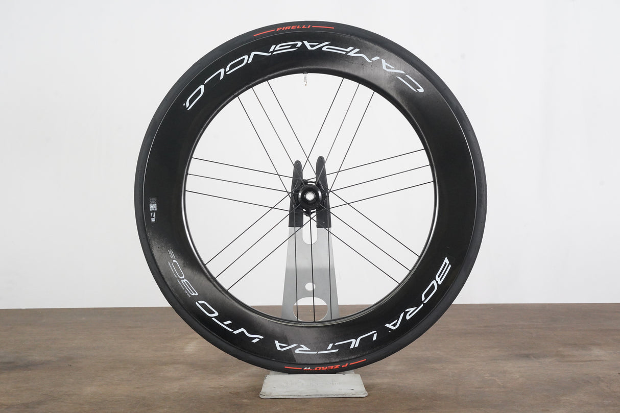 FRONT Campagnolo Bora Ultra WTO 80 Carbon Tubeless Clincher Disc Brake Wheel