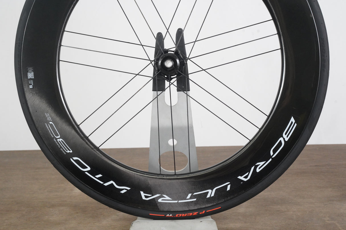 FRONT Campagnolo Bora Ultra WTO 80 Carbon Tubeless Clincher Disc Brake Wheel