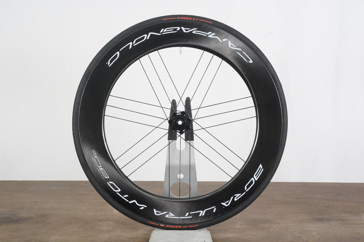 FRONT Campagnolo Bora Ultra WTO 80 Carbon Tubeless Clincher Disc Brake Wheel
