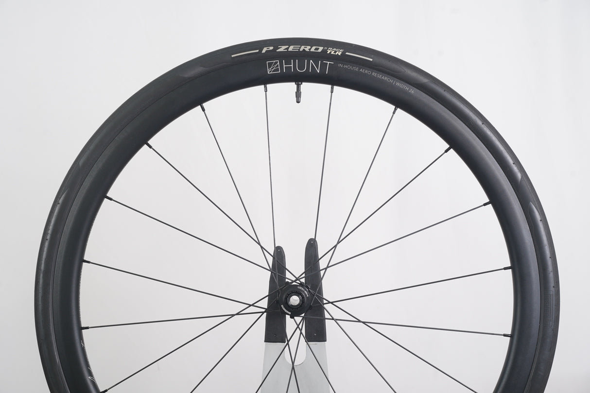 Hunt 34 Aero Wide Alloy Tubeless Clincher Disc Brake Wheelset 11 Speed