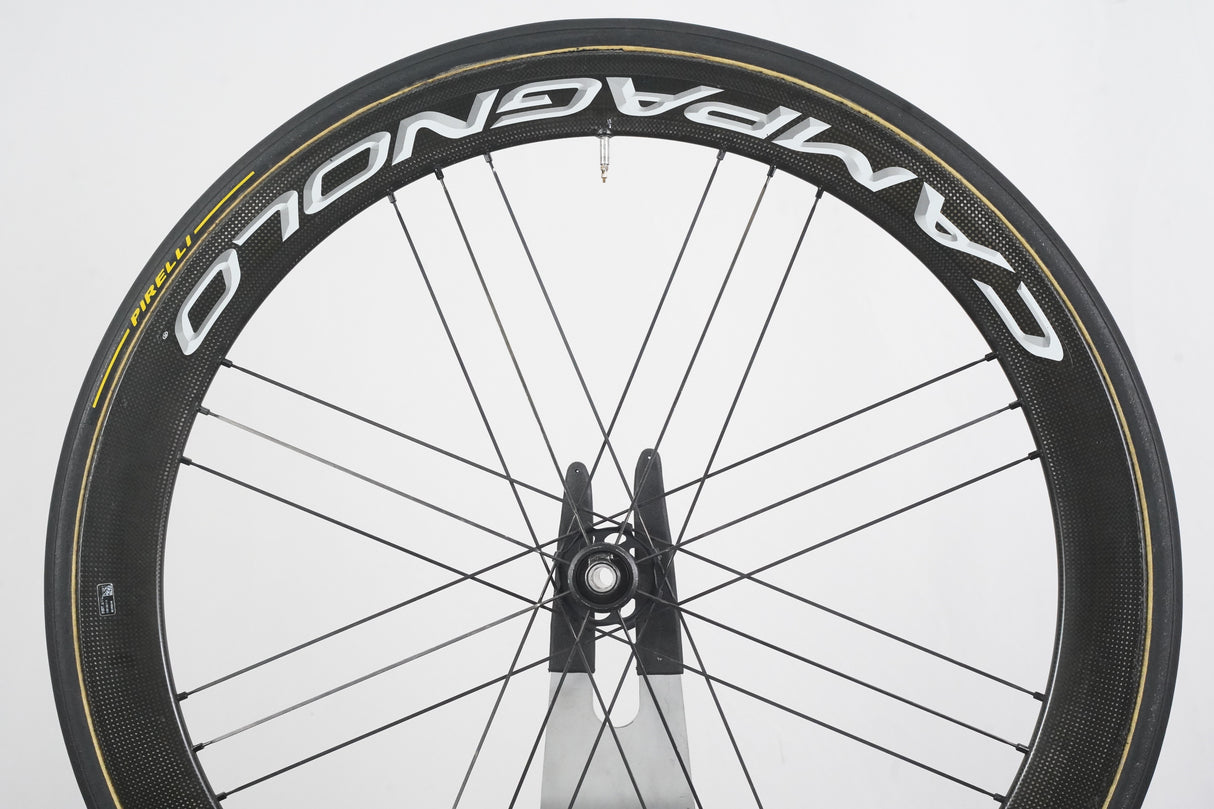 FRONT Campagnolo Bora One 50 Carbon Tubular Disc Brake Wheel