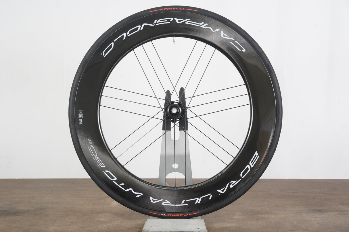 FRONT Campagnolo Bora Ultra WTO 80 Carbon Tubeless Clincher Disc Brake Wheel