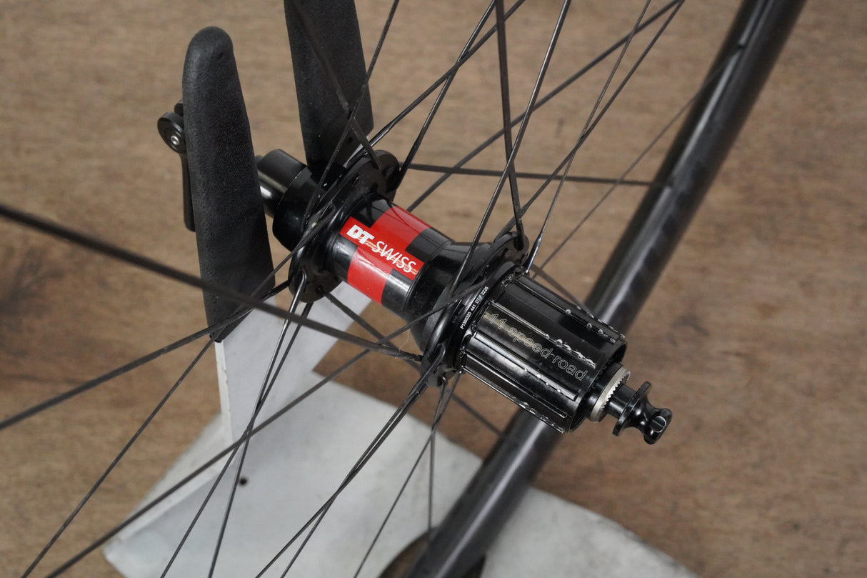 Knight DT Swiss 240 Carbon Clincher Rim Brake Wheelset Shimano/SRAM 11 Speed