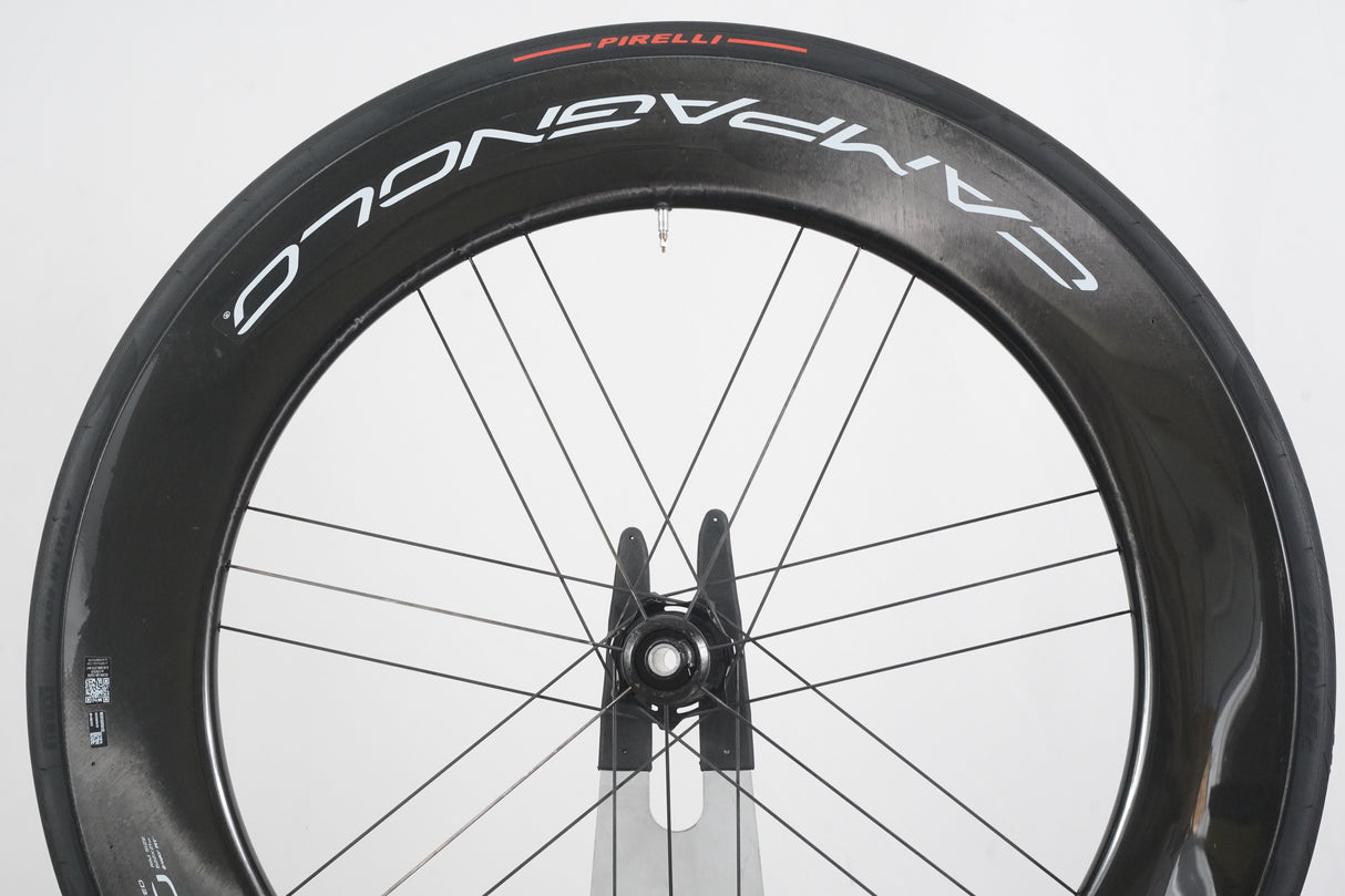 FRONT Campagnolo Bora Ultra WTO 80 Carbon Tubeless Clincher Disc Brake Wheel