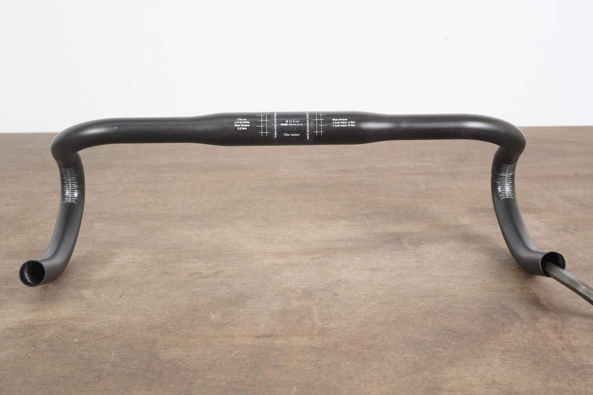 44cm 3T Ergosum Team Stealth Carbon Compact Road Handlebar 31.8mm