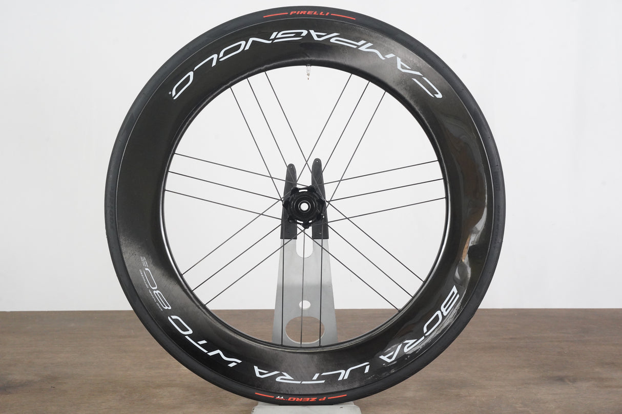 FRONT Campagnolo Bora Ultra WTO 80 Carbon Tubeless Clincher Disc Brake Wheel