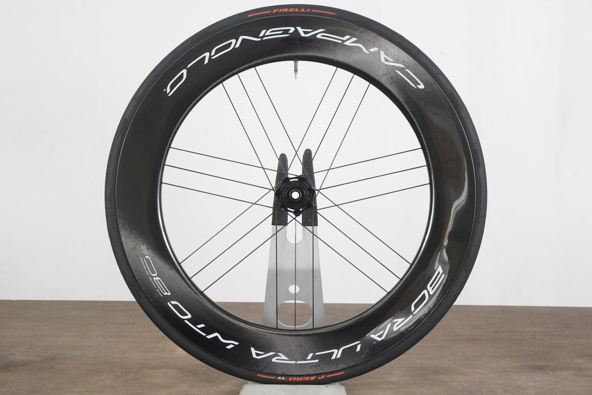 FRONT Campagnolo Bora Ultra WTO 80 Carbon Tubeless Clincher Disc Brake Wheel