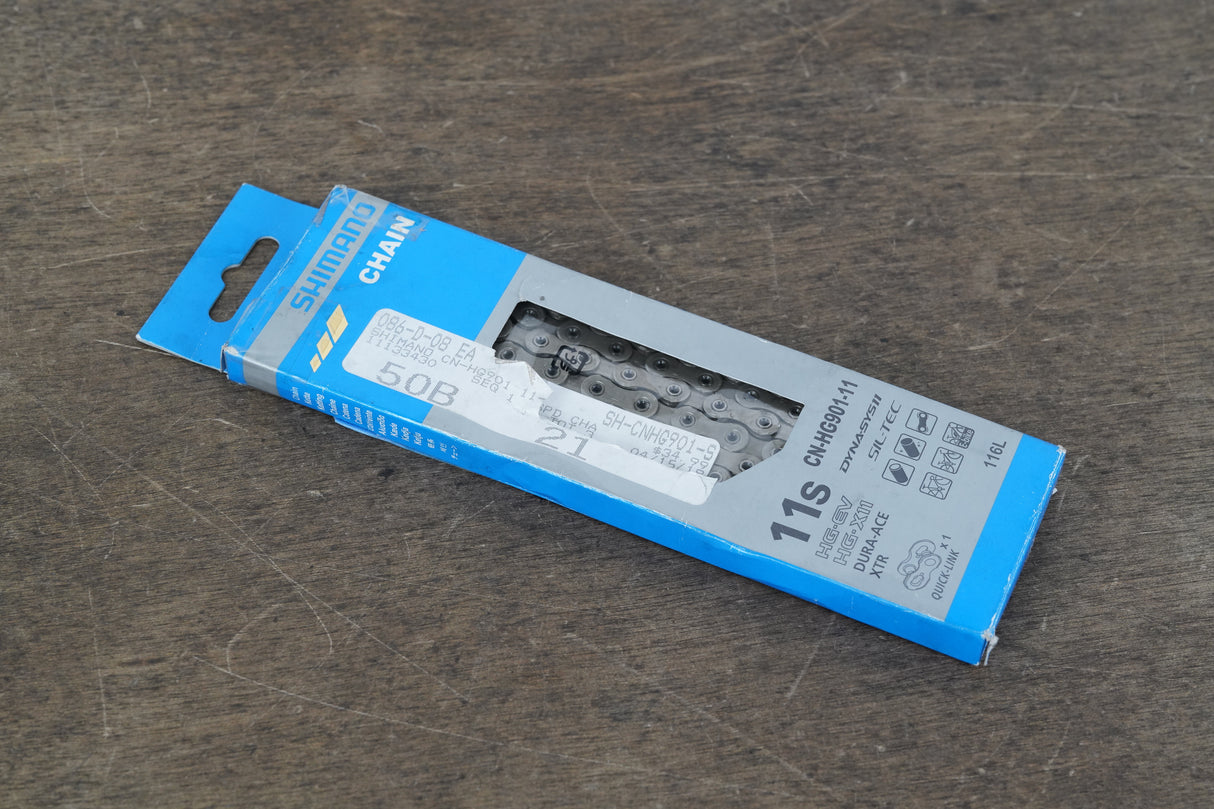 NEW 116L Shimano Dura-Ace/XTR CN-HG901 11 Speed Road Chain 116 Links