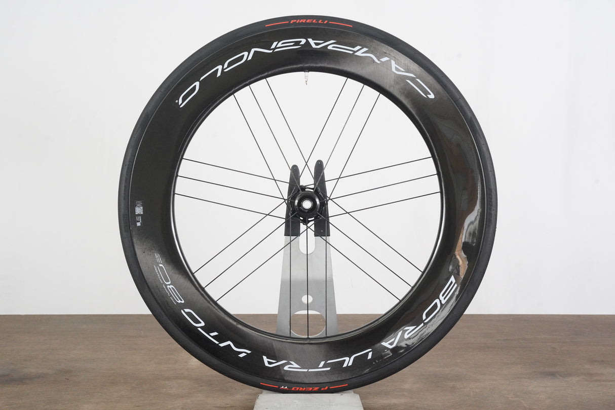 FRONT Campagnolo Bora Ultra WTO 80 Carbon Tubeless Clincher Disc Brake Wheel