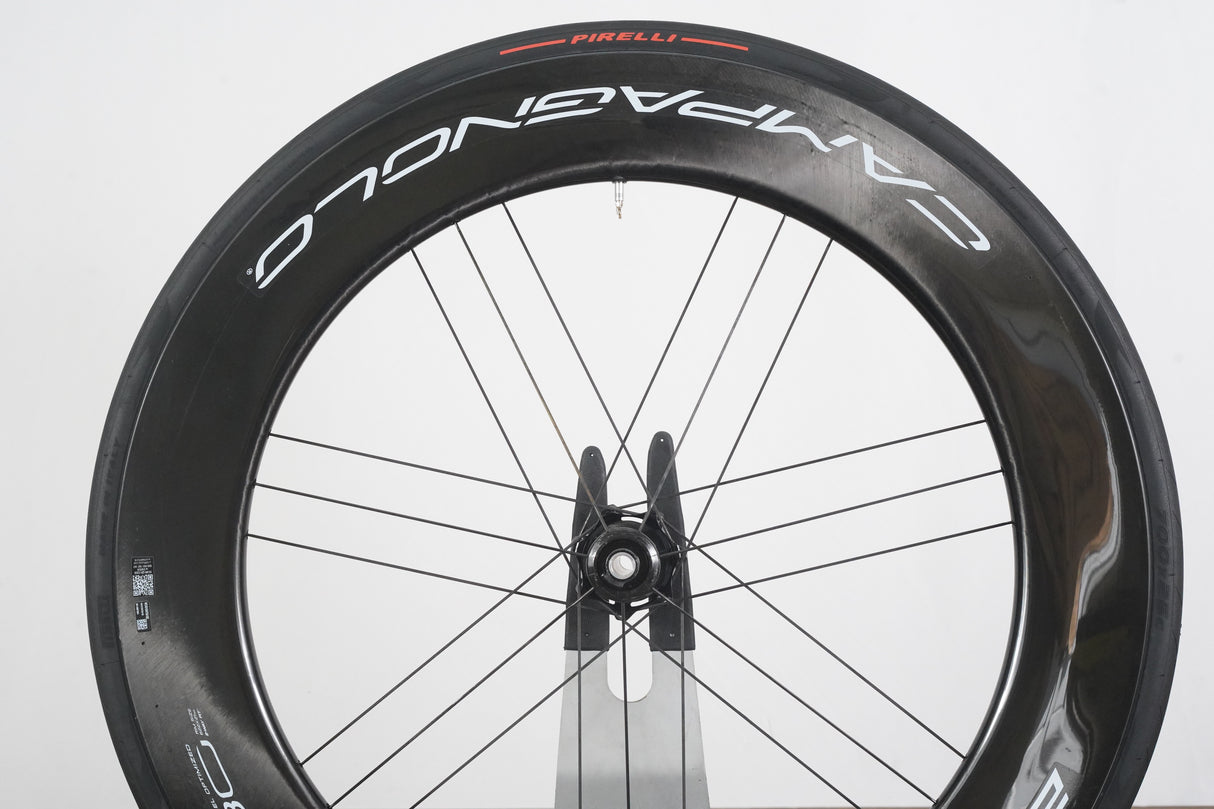 FRONT Campagnolo Bora Ultra WTO 80 Carbon Tubeless Clincher Disc Brake Wheel