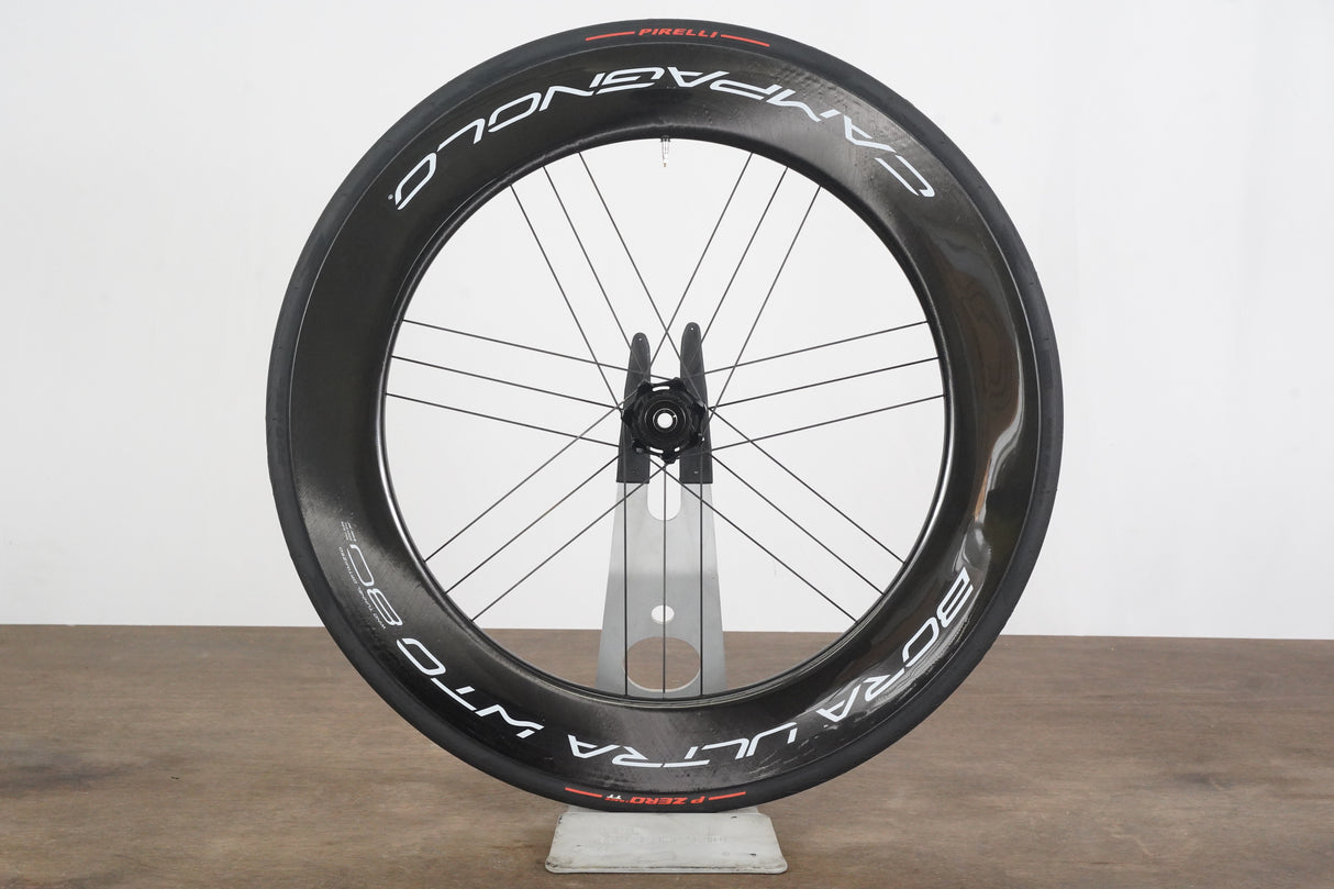 FRONT Campagnolo Bora Ultra WTO 80 Carbon Tubeless Clincher Disc Brake Wheel